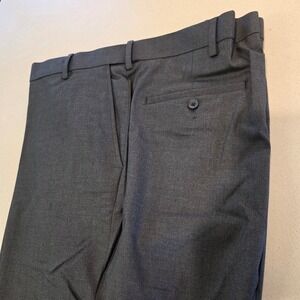 Haggar Premium Classic Fit Dress Pants Mens 50x30 Dark Grey Big & Tall NWT